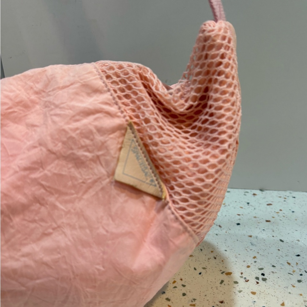 Vintage 1980s Space Sac Sling Shoulder Bag Pink Nylon‎ - Picture 4 of 16